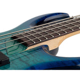 Sire M7+ A4/TBL Marcus Miller 4-Snarige Basgitaar Transparent Blue