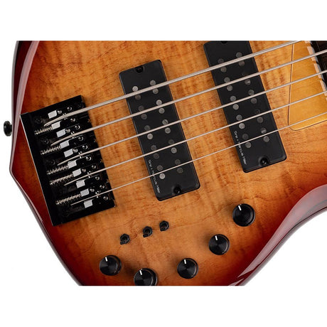 Sire M7+ A5/BRS Marcus Miller 5-Snarige Basgitaar Brown Burst
