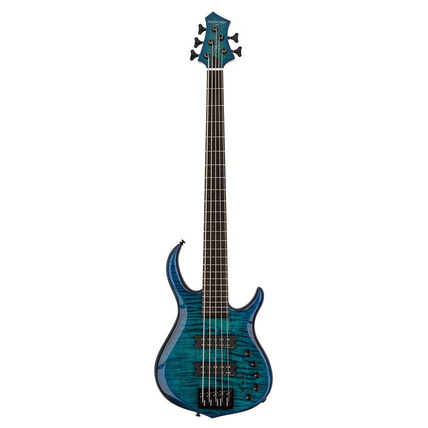 Sire M7+ A5/TBL Marcus Miller 5-Snarige Basgitaar Transparent Blue