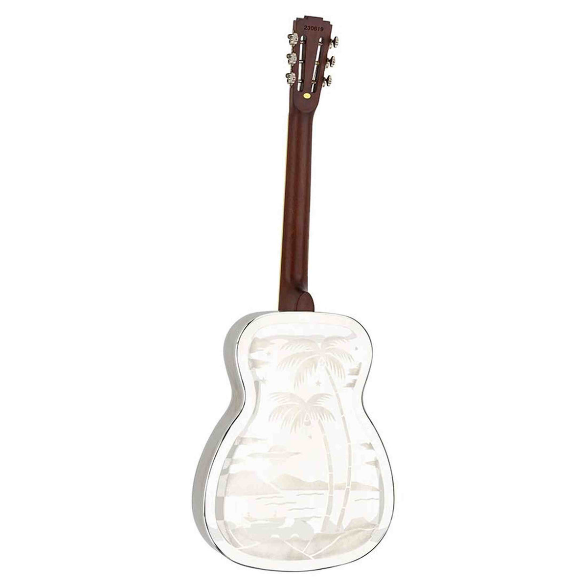Royall WE14/NI West End Resonator 14-Fret – Bell Brass, Etched Nickel, Biscuit Cone, Softcase