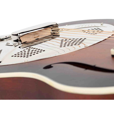 Royall HB12/SB Hobo Resonator 12-Fret – Mahonie, Sunburst, Biscuit Cone, Softcase