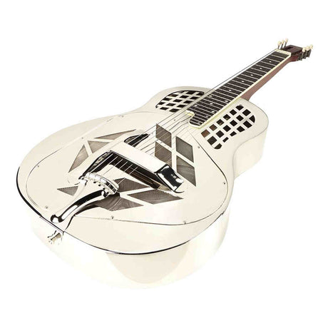 Royall TMP12SQ/NI Tampa Square Tricone Resonator 12-Fret – Bell Brass, Squareneck, Nickel Finish, Softcase