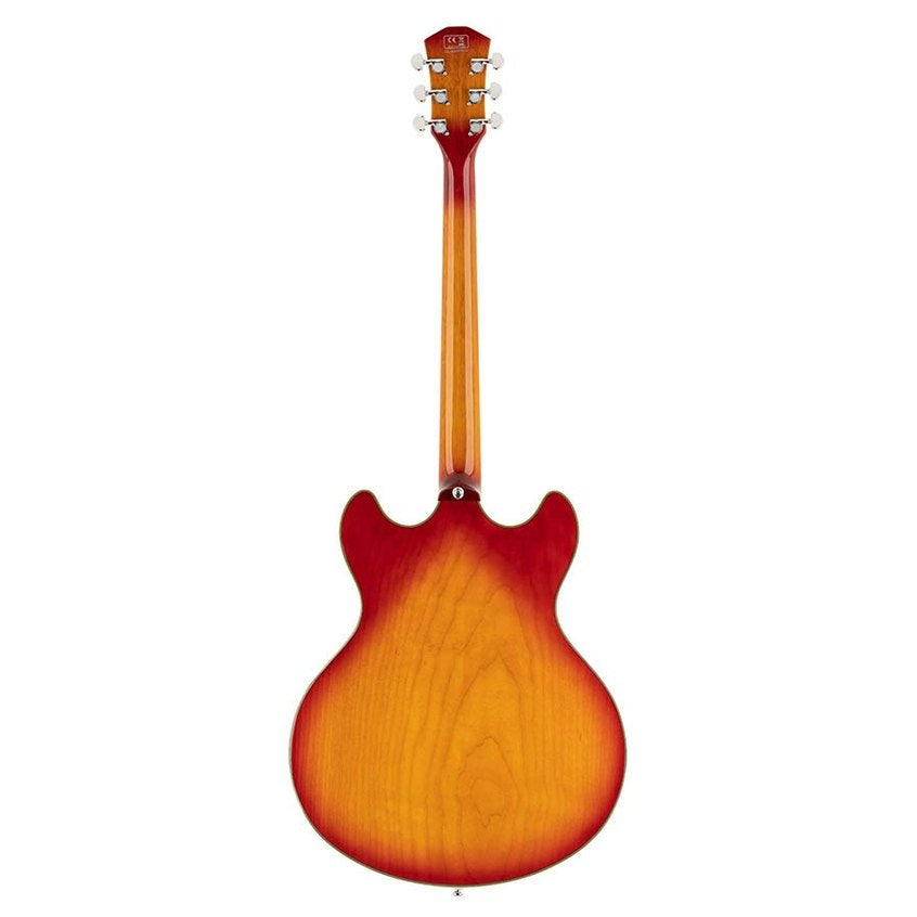 Sire Guitars H7/CS electrische archtop gitaar, esdoorn, cherry sunburst