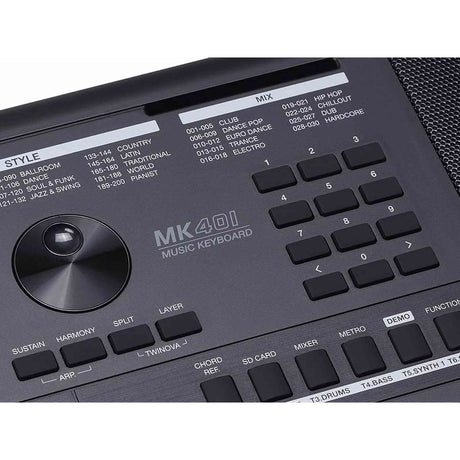 Medeli MK401 Millenium Series – Set met standaard & kruk, 61 aanslaggevoelige toetsen, 600 klanken