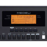 Medeli MK200 Keyboard – 61 Aanslaggevoelige Toetsen met 585 Klanken en USB-MIDI