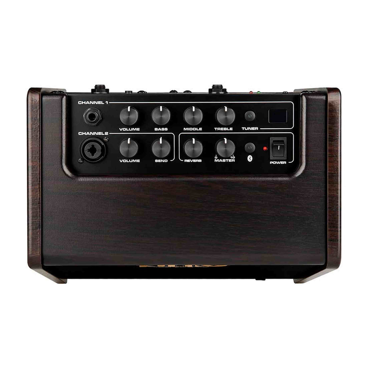 NUX AC-25 akoestische gitaarversterker 25W 2 kanalen Bluetooth met accu