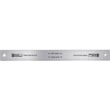 StewMac SM0673 Snaarverdelingsliniaal RVS