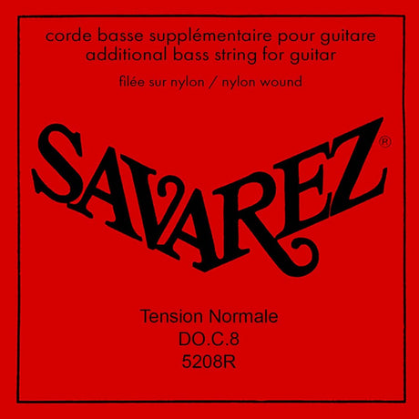 Savarez 5208-R C-8 snaar, rectified nylon, additional snaar for classic guitars