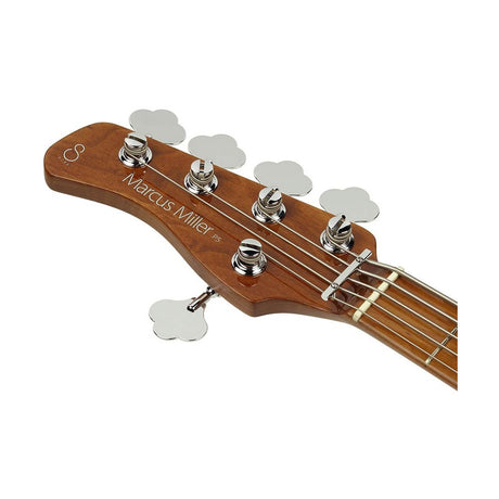 Sire P5 A5L/TS Marcus Miller linkshandige basgitaar 5-snarig passief elzen tobacco sunburst