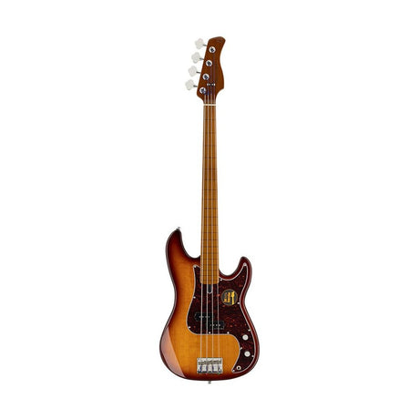 Sire P5 A4F/TS Marcus Miller fretless basgitaar 4-snarig passief elzen tobacco sunburst