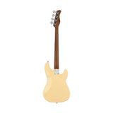 Sire D5 A4L/VW Marcus Miller linkshandige basgitaar 4 snarig passief elzen vintage white