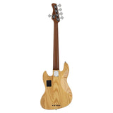 Sire V8 S5/NT Marcus Miller swamp ash 5-snarige actieve basgitaar Natural