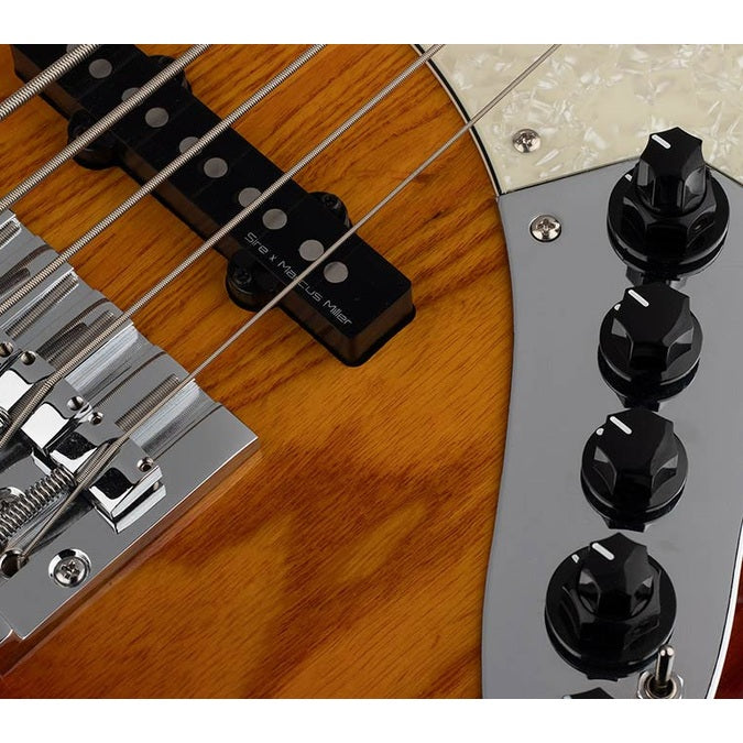 Sire V8 S5/TS Marcus Miller swamp ash 5-snarige actieve basgitaar Tobacco Sunburst