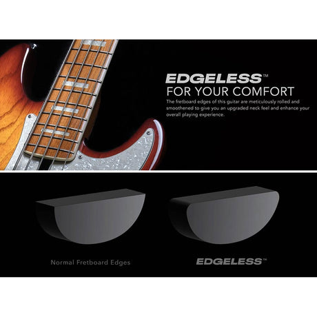 Sire P8 S4/TS Marcus Miller 4-snarige actieve basgitaar Tobacco Sunburst