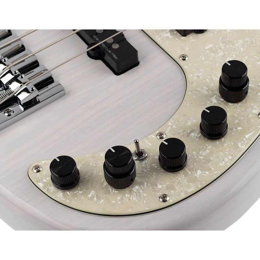 Sire P8 S4/WB Marcus Miller 4-snarige actieve basgitaar White Blonde