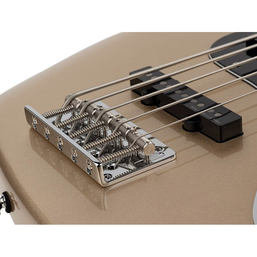 Sire V5 A5/CGM Marcus Miller 5-snarige Basgitaar Champagne Gold Metallic