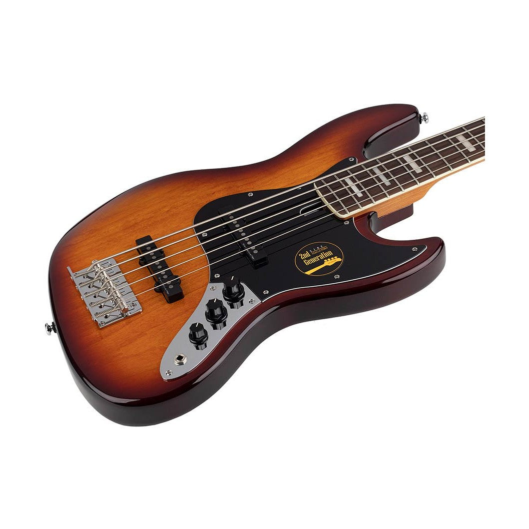 Sire V5R A5/TS Marcus Miller Passieve 5-snarige Basgitaar Tobacco Sunburst