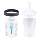 Gerko GPS125/400 Gesloten PPS Verfsysteem – 400 ml, 50 Stuks met 125µm Zeef