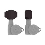 Hipshot HS6B1HEXB Hex Stemknop voor Gitaarmechaniek Black, per stuk