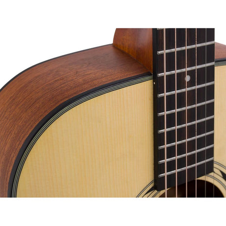 Bromo BAB1 Blanc Series naturel akoestische western gitaar