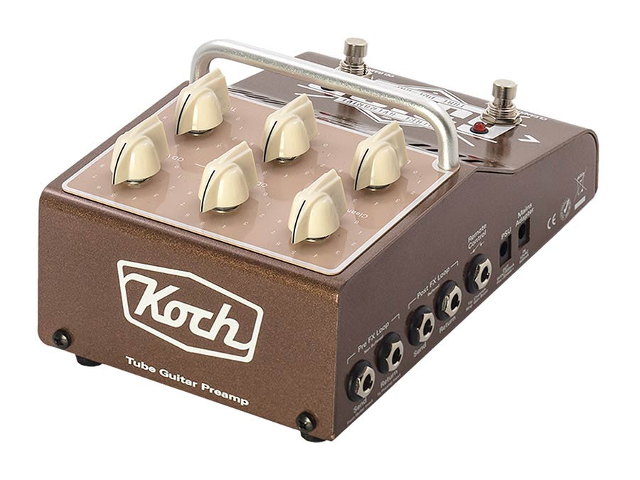 Koch 63'OD Preamp Pedaal – 2-Kanaals Buizenvoorversterker met Boost, FX Loop en DI