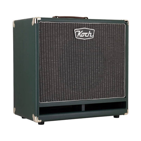 Koch KCC112/GS60 Speaker Cabinet – 1x12" 60W Gitaarcabinet in Groen met Zilveren Speakerdoek