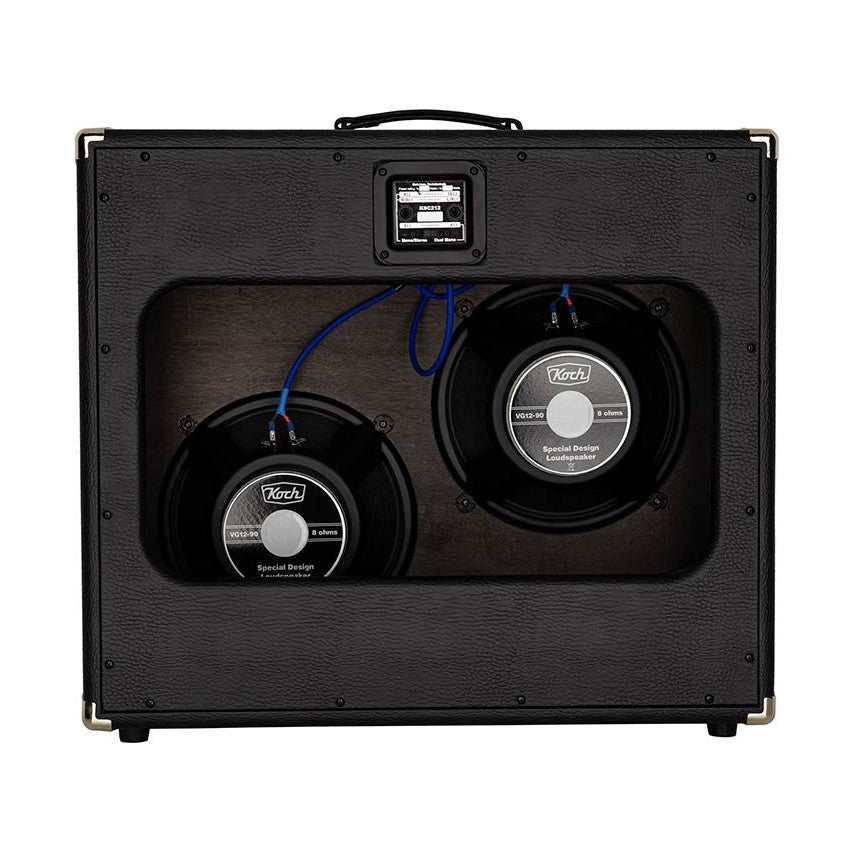 Koch KSC212OB/BS180 Speaker Cabinet – 2x12" 180W Open Back Gitaarcabinet met Zilver Speakerdoek