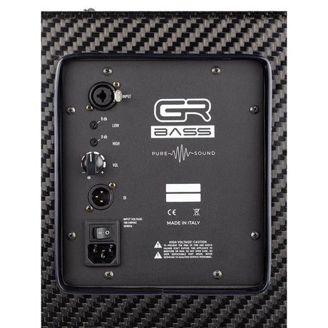 GR Bass AT110-350AC AeroTech Series Actieve Carbon Fiber Basgitaar Speakerkast – 350W