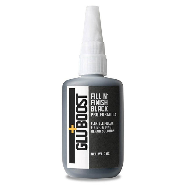 GluBoost GBFNFBLK Fill n’ Finish Black – Zwarte Cyanoacrylaat Afwerkingslijm 59ml