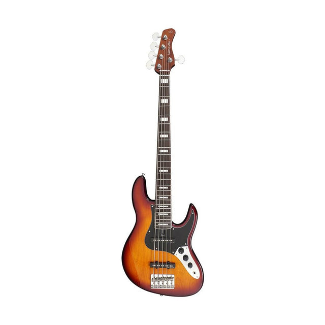 Sire V5.24 A5/TS Marcus Miller 24-fret Passieve 5-snarige Basgitaar Tobacco Sunburst