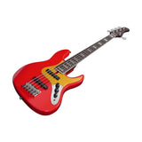 Sire V5.24 A5/DRD Marcus Miller 24-fret Passieve 5-snarige Basgitaar Dakota Red