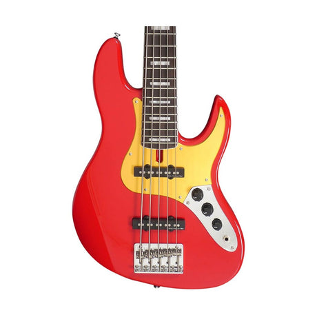Sire V5.24 A5/DRD Marcus Miller 24-fret Passieve 5-snarige Basgitaar Dakota Red