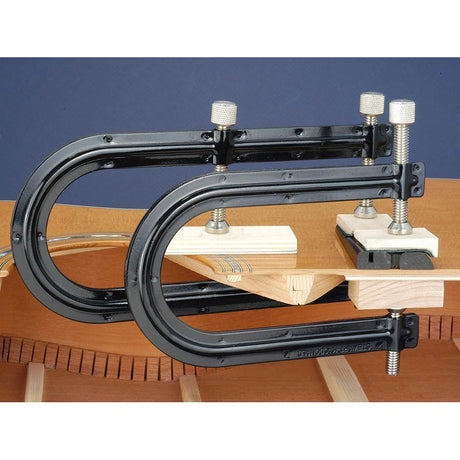 StewMac SM2013 Klankgatklem met steunschroef 28 cm 11"