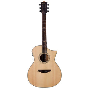 Bromo BAA4CE auditorium naturel semi akoestische western gitaar