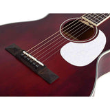 Richwood HSP-35-MRD Heritage Series Parlor massief ceder bovenblad mat rood