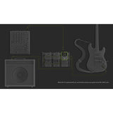 NUX B-8 professioneel 2.4ghz draadloos systeem universeel voor instrumenten