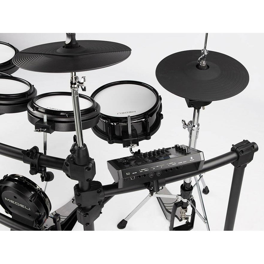 Medeli MZ725 Elektrisch Drumstel – All Mesh Head met Dubbele Crash en Floortom