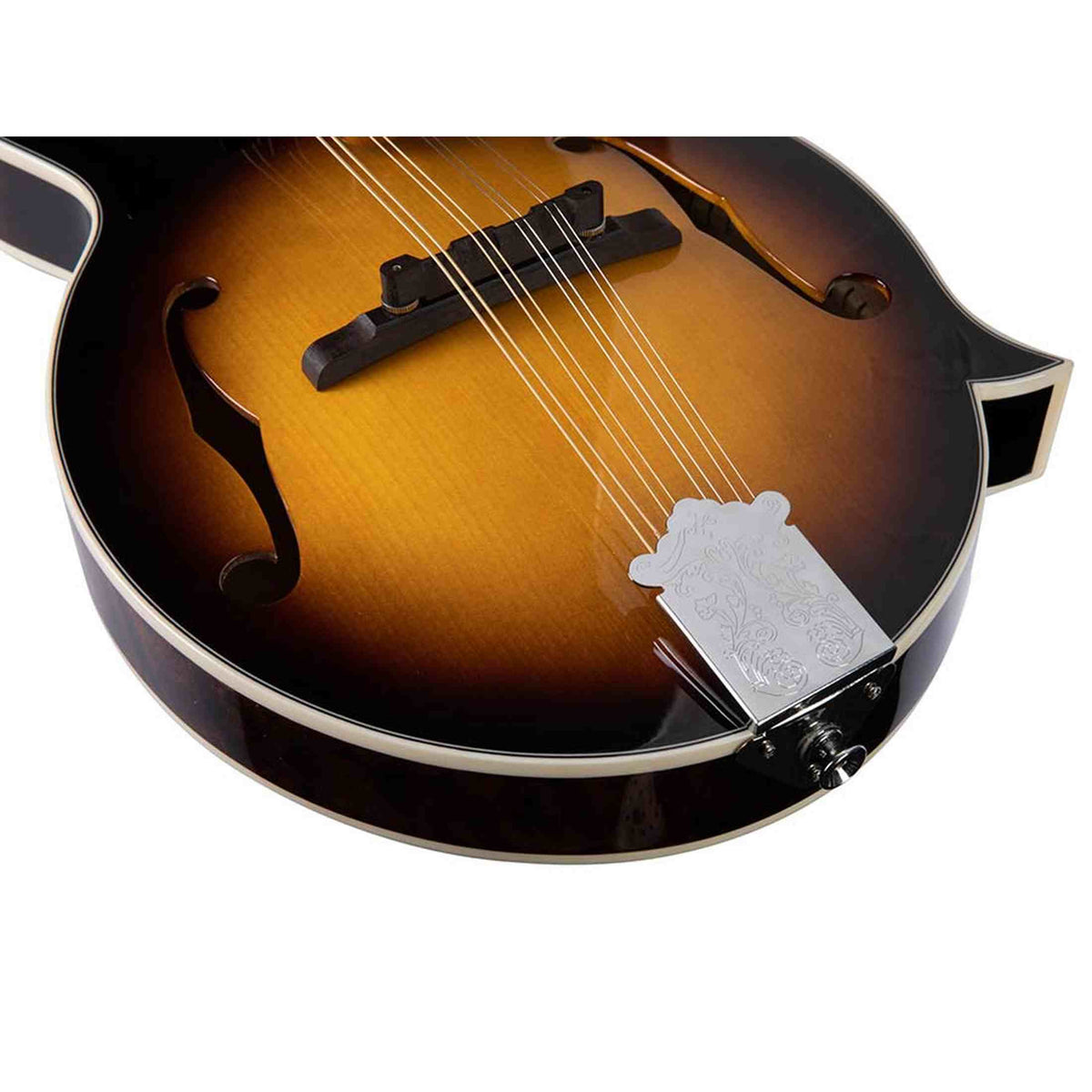 SX SMF760VS F-Style Mandoline – Massief Gesneden Sparren Top, Hoogglans Afwerking & 29 Frets