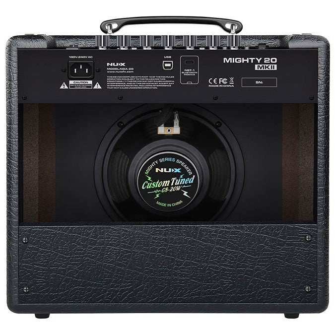 NUX MIGHTY-20MK2 20 watt Mighty Series gitaarversterker met DSP, Looper, Tuner, Amp modeling