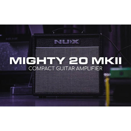 NUX MIGHTY-20MK2 20 watt Mighty Series gitaarversterker met DSP, Looper, Tuner, Amp modeling
