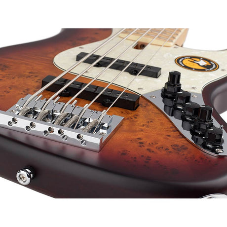 Sire V7 SR5/TSS Marcus Miller Reissue swamp ash 5-snarige actieve basgitaar Tobacco Sunburst Satin