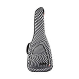 Fender 0991512488 FE620 gigbag voor elektrische gitaar – checkerboard design, 20 mm voering