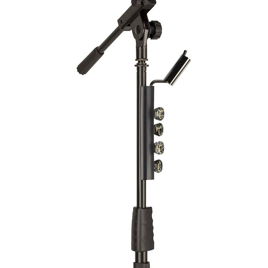 Fender microfoonstandaard met plectrum en slide houder