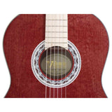 Valencia VC354HWR Klassieke Gitaar 4/4 – Sitka Spar & Mahonie, Wijnrood, Inclusief Tas, Standaard en Stemapparaat