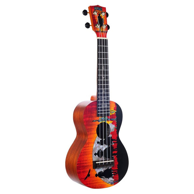 Mahalo MA2WW Artist Elite Series Concert Ukulele Wild West