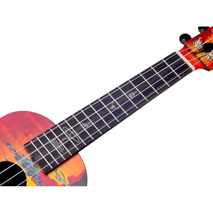 Mahalo MA2WW Artist Elite Series Concert Ukulele Wild West