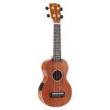 Mahalo MJ1VTTBR Java Series Sopraan Ukulele Transparant Bruin
