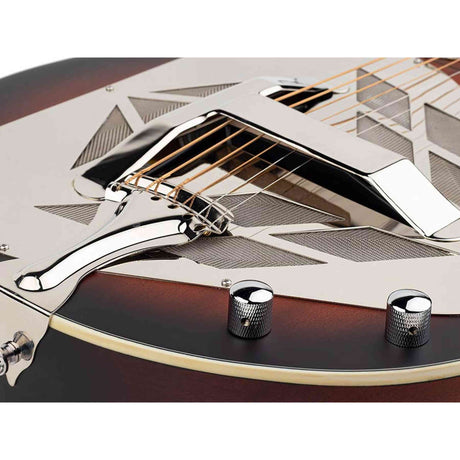Royall DLT12SC/DSB Delta SC Tricone Resonator 12-Fret – Mahonie, Sunburst, Lipstick PU, Softcase