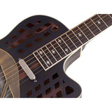 Royall CH12SC/BRS Chess Cutaway SC Tricone Resonator 12-Fret – Okoumé, Brown Satin, Lipstick PU, Softcase