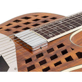 Royall KOA12DS Tricone Resonator 12-Fret – Hawaïaans Koa, Cutaway, Humbucker + Undersaddle Pickup, Softcase